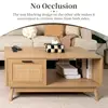 Living Room Coffee Tables,Mid Century Modern Coffee Table with Storage, Walnut Tea Table with Drawer 6