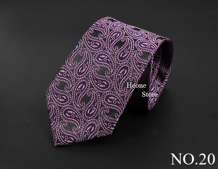 Neue Design Business Paisley Männer Krawatte Rot Blau Grün Lila Dünne Dünne 6 cm Krawatte Luxus Jacquard Hochzeit Party Krawatte zubehör – Detail 21