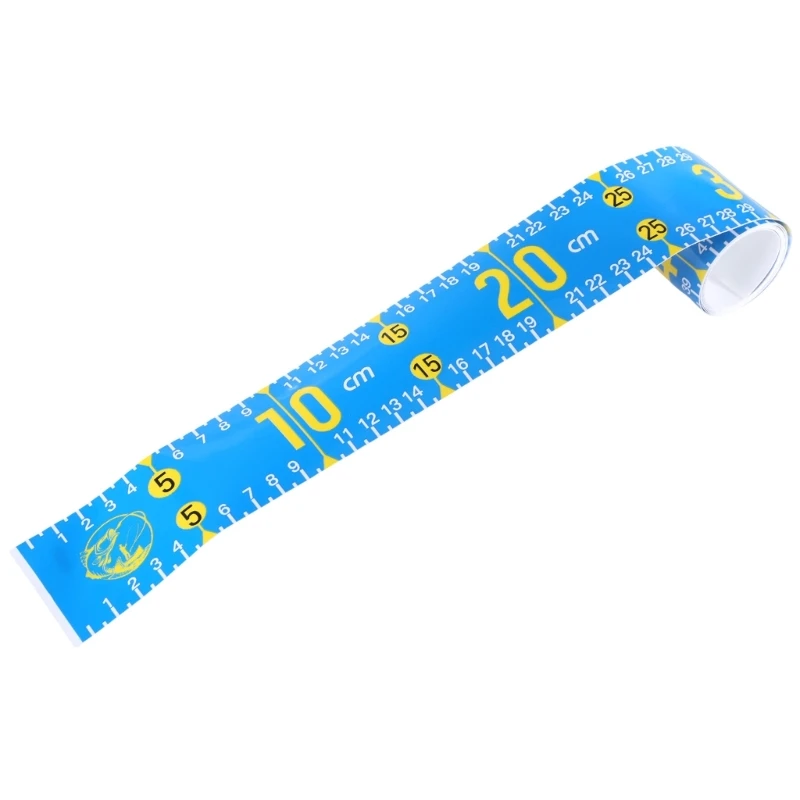 Unique Bargains Règle de Poisson Adhésive, 2 Pack 51 Pouces Autocollant de Mesure de Poisson Étanche pour Bateau de Pêche Kayak Établi, Rouge