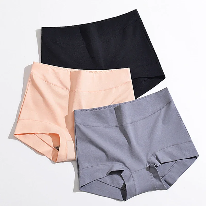 Panties for Women High-Rise Female Underwear 60s Modal Fabric Underwear  Women Cozy Underpants Briefs Plus Size Safety Shorts