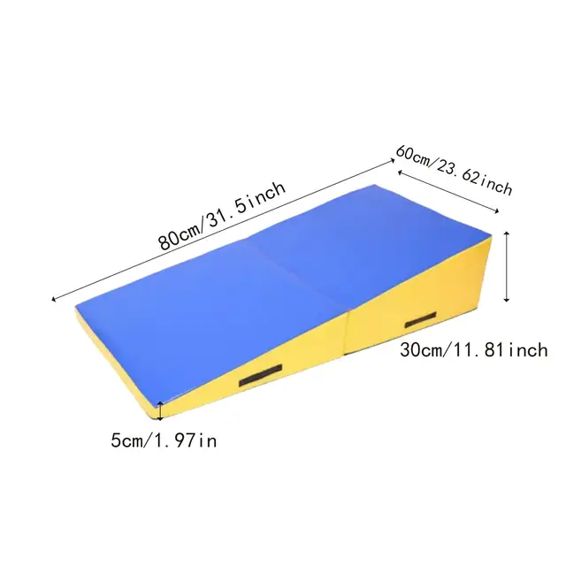 Gym Tumbling Mat Tumbling Skill Shape Cheese Wedge for Dance Sports Yoga 6