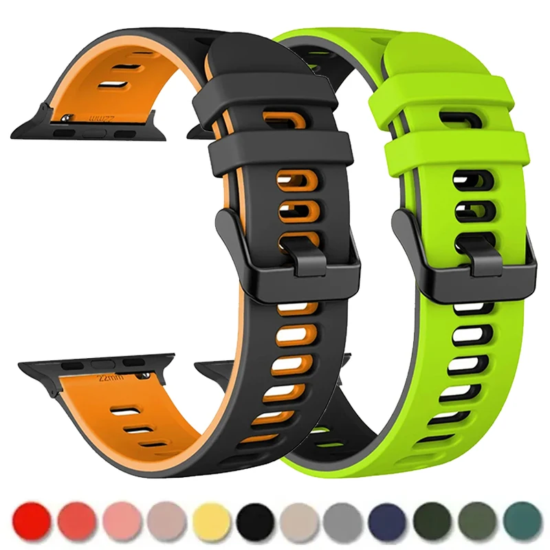 Silicone Sports Bracelet Strap for Smartwatch Wristbands