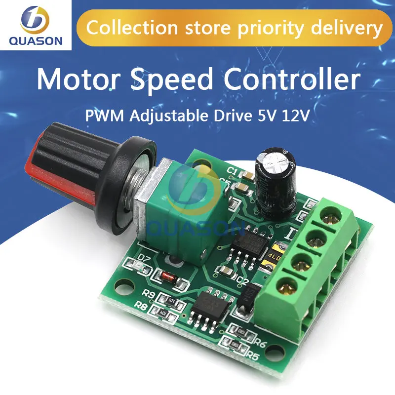 30W2ADC18V15VPWMMotorSpeedControllerRegulatorLowVoltageFan