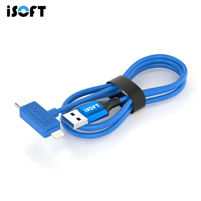 ISOFT IS-006 V2.0 듀얼 인터페이스 데이터 복구 케이블 아이폰 플래싱 및 전송용 빠른 시작 DFU 퍼플 스크린 수리