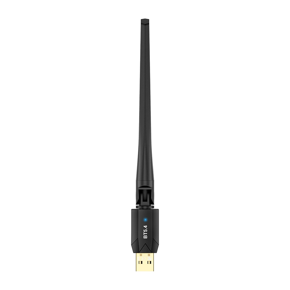 USB 블루투스 호환 5.4 어댑터, 오디오 송신기 리시버 어댑터, PC 무선 마우스 키보드용 드라이버 무료 150m