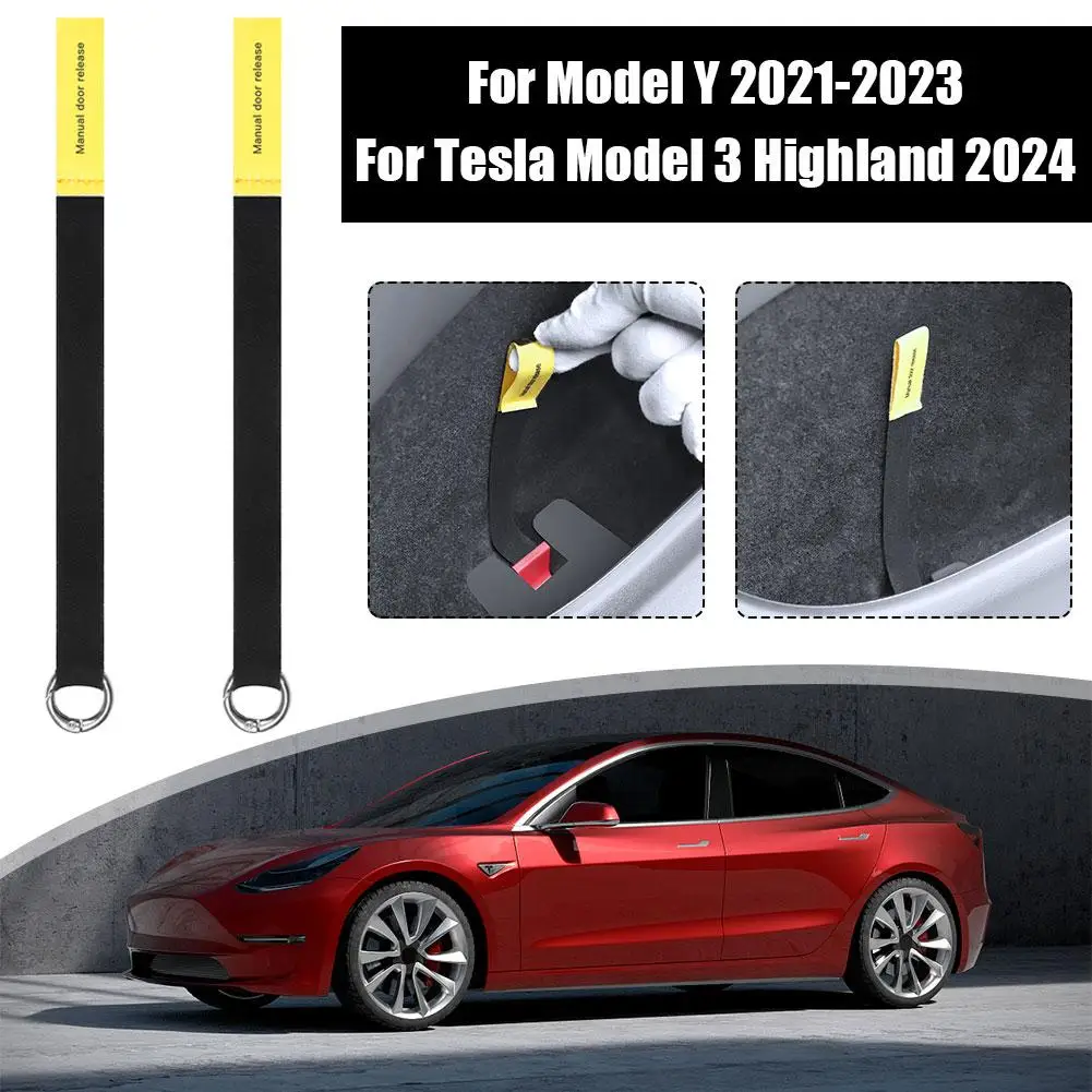 Hintertür Notfälle Sicherheits zugseil für Tesla Highland 2021 für Modell y 2008-2015 Not griff Autozubehör o3c7