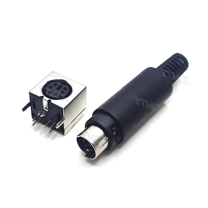 Gniazdo klawiatury PS2 PS-2 6-pinowe męskie żeńskie złącze jack na