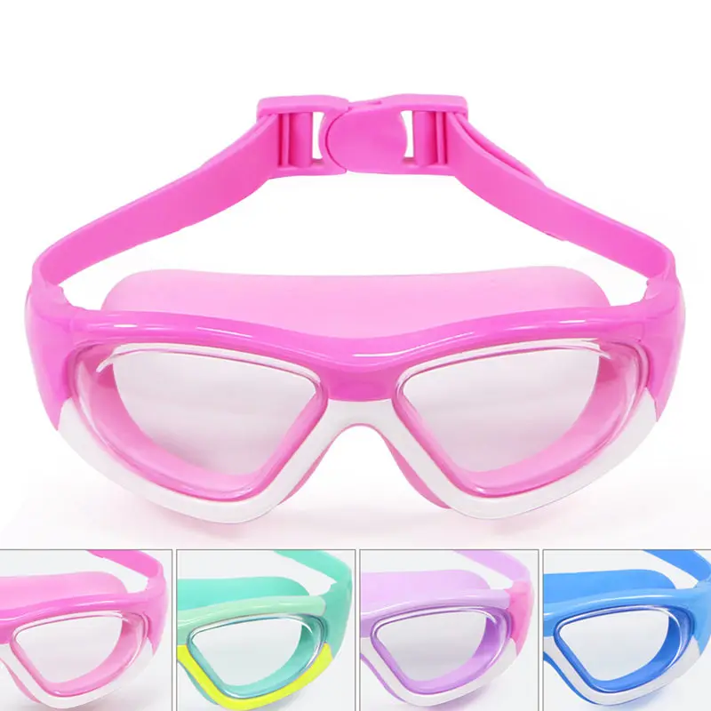 Swimming Goggles Professional Kids HD Swim Eyewear Eyes Protection Waterproof Adjustable Children
