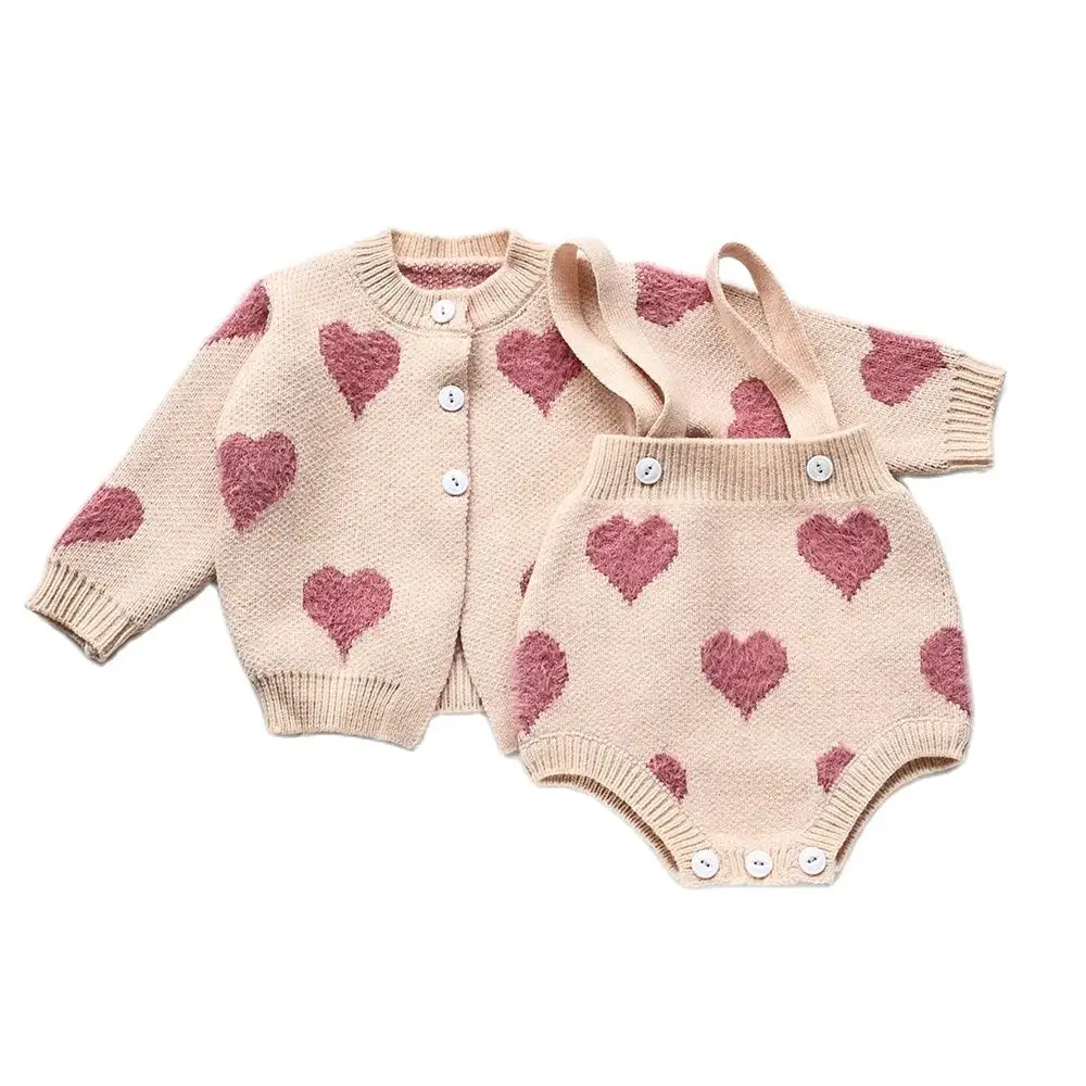 Autumn Baby Girls Knit Clothing Set