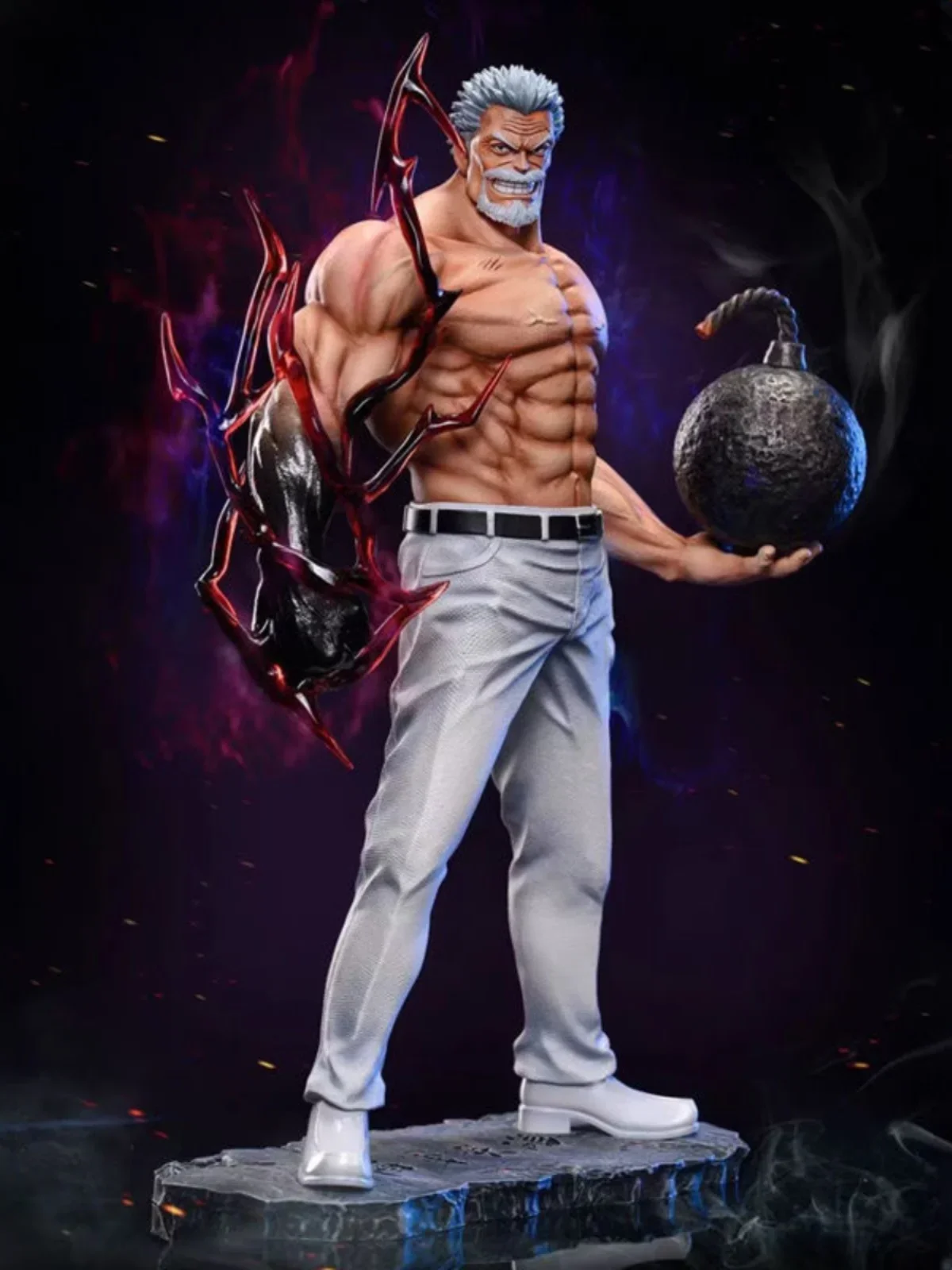 thumbnail image 1 of Figuras de anime de una pieza de 26 cm, Monkey D. Garp, postura de pie, escultura Gk, escena, adorno de Hpvc, juguete, regalos de cumpleaños, modelo de escritorio, 1 of 4