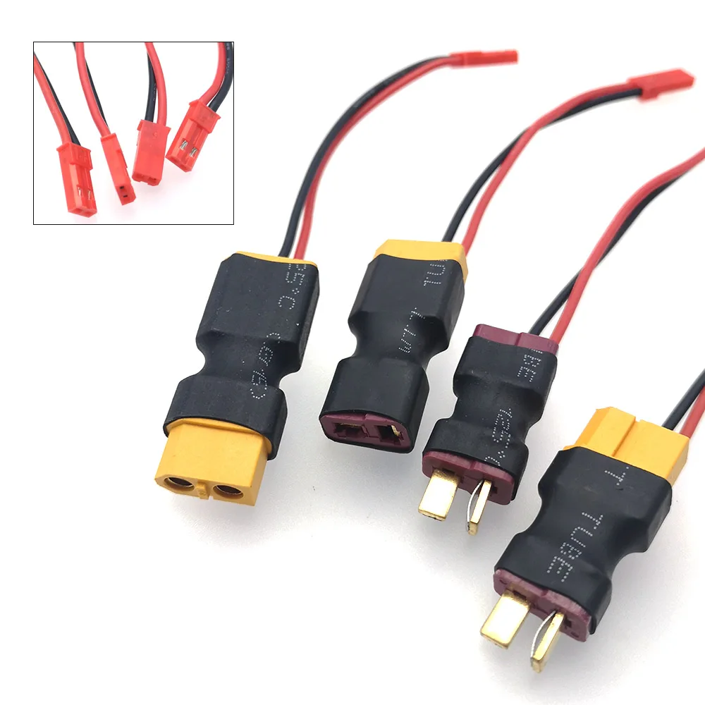 Description Picture 3 of itemXT60 XT T plug Female to Male JST Male / Female Adapter For RC Helicopter Quadcopter LiPo Battery Plug Connector