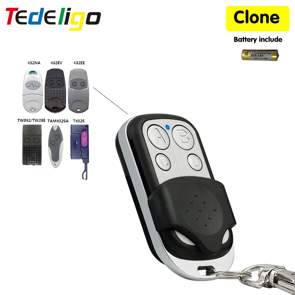 433.92MHz Universal Clone Remote Control Copy Function 433MHz RF