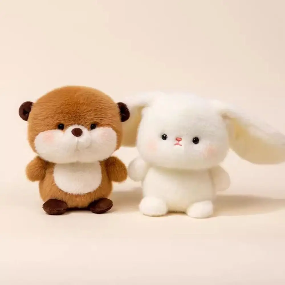 Plush Companion Doll 16cm Plush Elephant Stuffed Animal Pillow Capybara Soft Animal Toy Desk