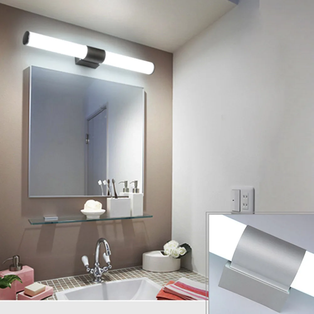 Lampe frontale pour miroir de salle de bain LED moderne