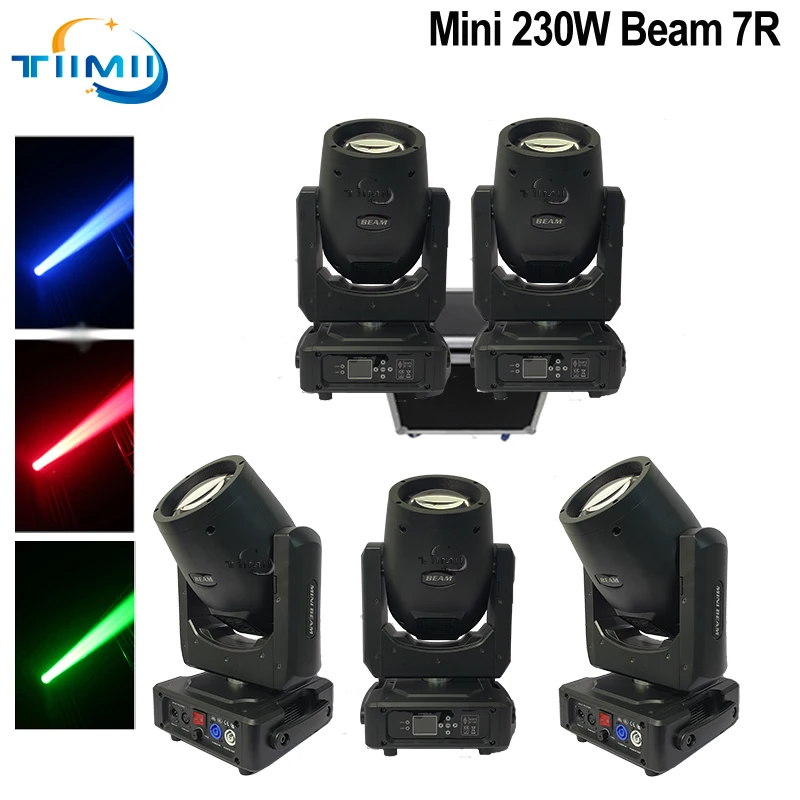 1-10Pcs Lyre Mini Beam 230W 7R Moving Head Light Dj Moving Key Model Beam 7R Sharpy Stage Disco Nightclub Mini 295W Mini 7R