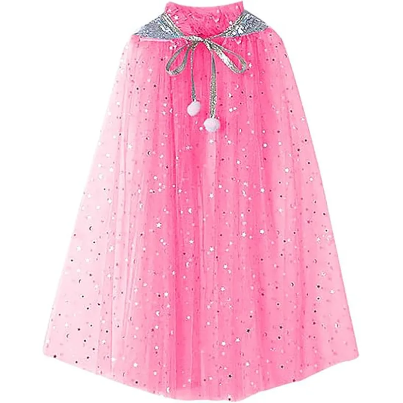 Frozen Elsa Anna Cloak Children's Princess Cloak Costume Girls Performance Prop