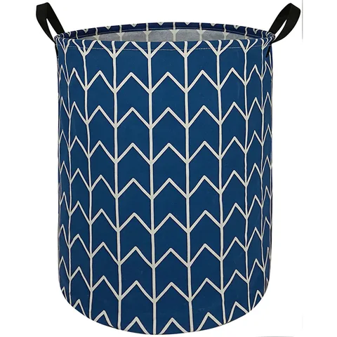 Laundry Basket Round Dirty Clothes Toys Folding Bucket Anti-dust Big Waterproof Storage Laundry Bags for Dirty Clothes