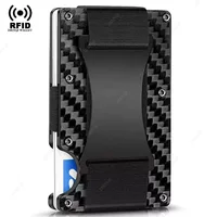 Rfid Credit Card Holder Slim Metal Magic Wallets Men Women Thin Mini Id Bank Cardholder Aluminium Alloy Case Wallet for Men 1