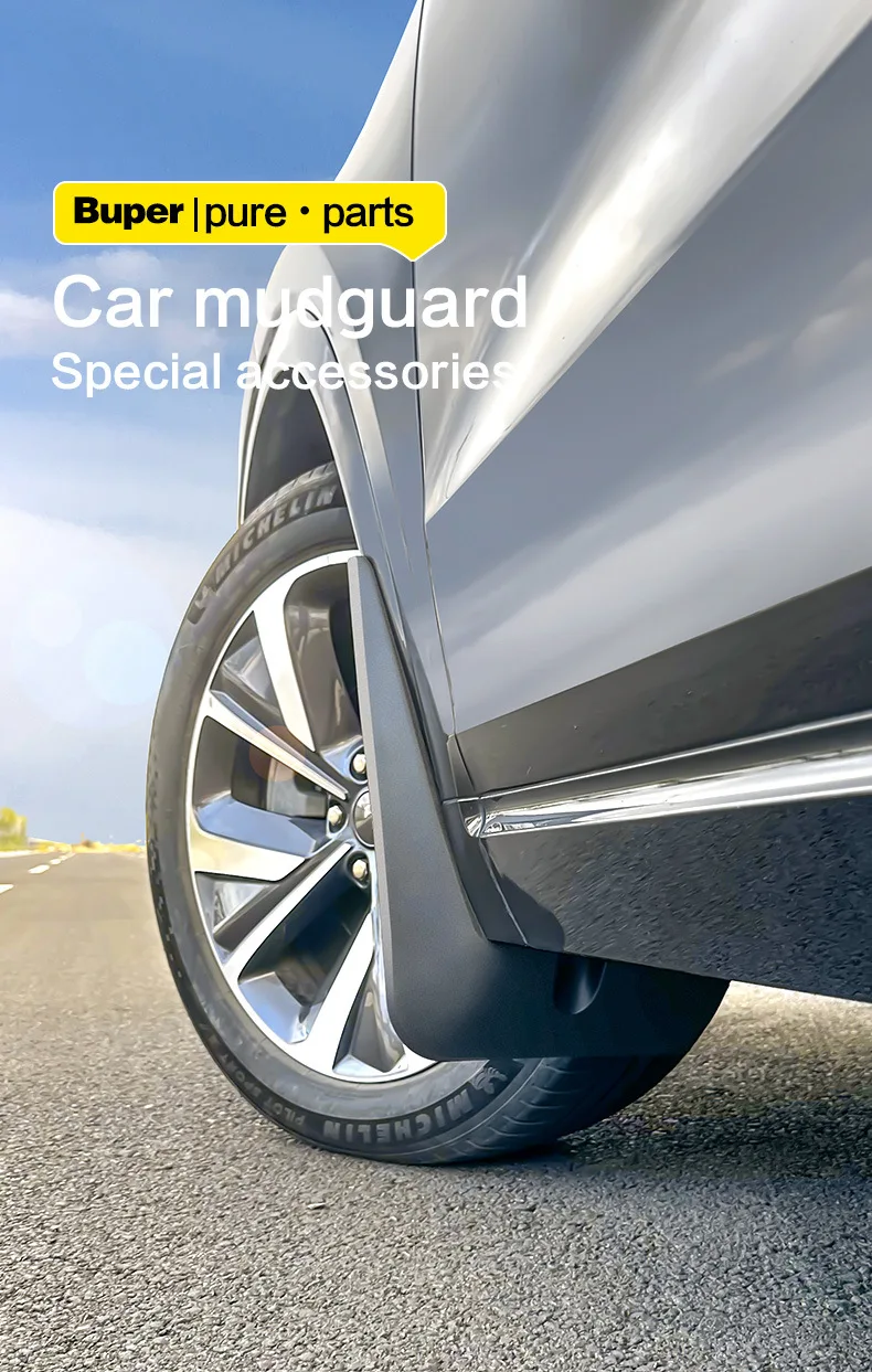 Mudguards Fender Mudflaps Front Rear Flares Splash Guards Cover Car Accessorie Suitable for 2007-Volkswagen Tiguan