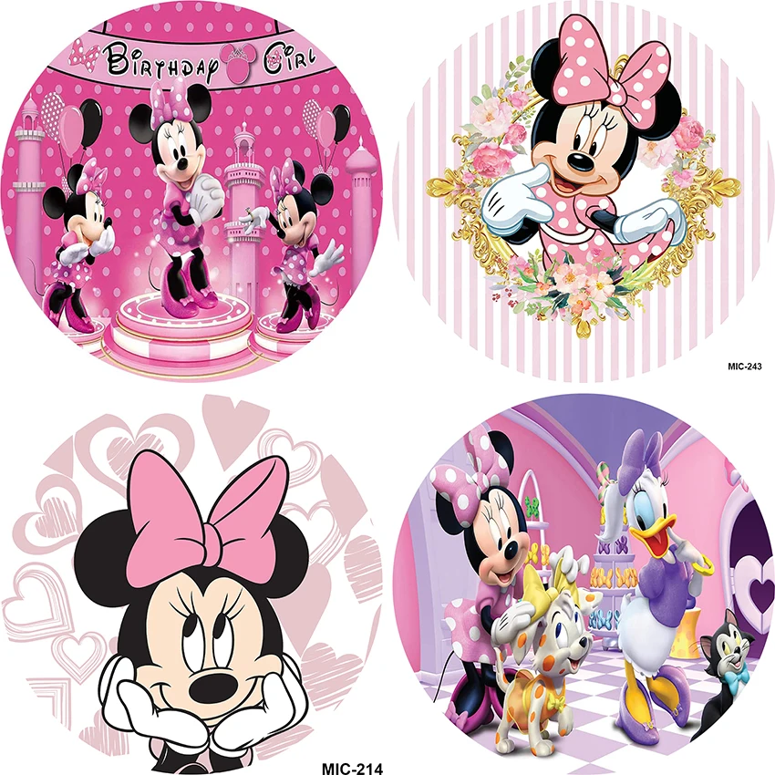 MICKEY AND MINNIE Mouse Photo Backdrop Baby Shower Birthday Party