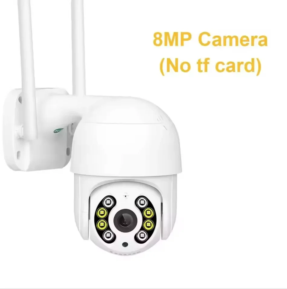 Outdoor V360pro 5MP 4K WiFi Security Camera, Full Color Night Vision, IP Smart Video Surveillance CCTV Home Monitor 6