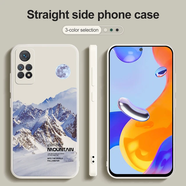 Funda Para Xiaomi Redmi Note 11s, Carcasa Trasera De Silicona Líquida A  Prueba De Golpes Para Teléfono Xiaomi Redmi Note 11 Pro - Carcasas Y  Estuches Para Móviles - AliExpress