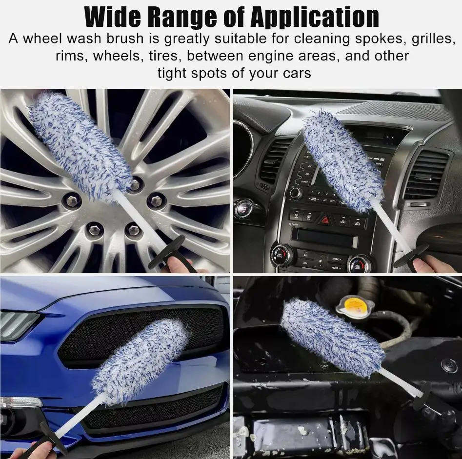 Microfiber Car Wheel Cleaning Brush 2