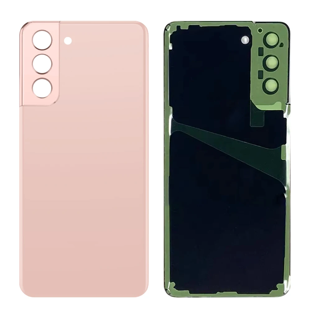 삼성 갤럭시 S21 5G SM-G991B G991B/DS G991U용 뒷면 커버 후면 도어 교체 배터리 케이스, 후면 하우징 커버 +카메라 렌즈