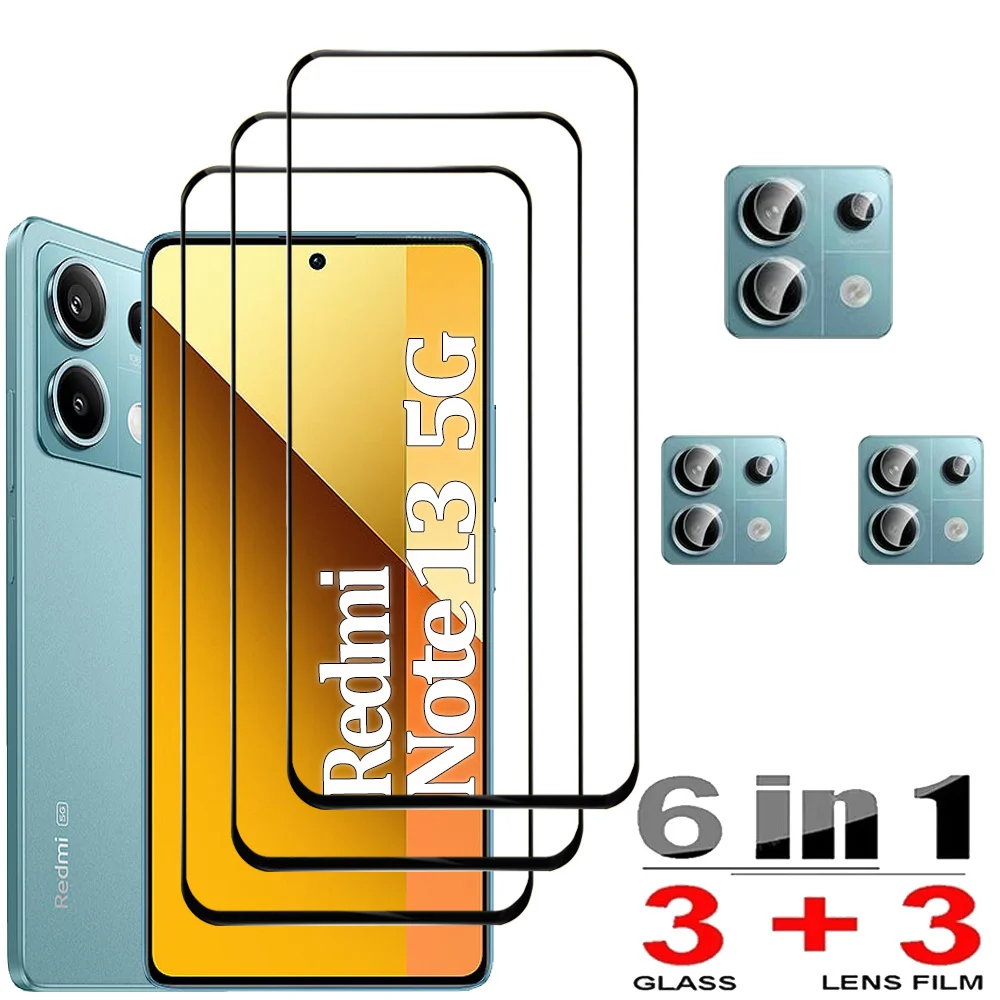 

Protective Glass Redmi Note 13 Pro 5G Screen Protectors Redmi Note13 12 11 10 Pro Tempered Glass & Lens Film Nota 12 Pro Plus Pelicula Cristal Templado For Xiaomi 13T 12T 11T Pro Anti-Scratch Phone Front Film