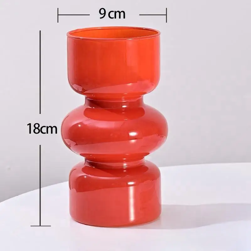 Nordic Creative Personality Retro Glass Vase, Hydroponic Plant, Table Vase, DIY Flower Arrangement Container, New 4