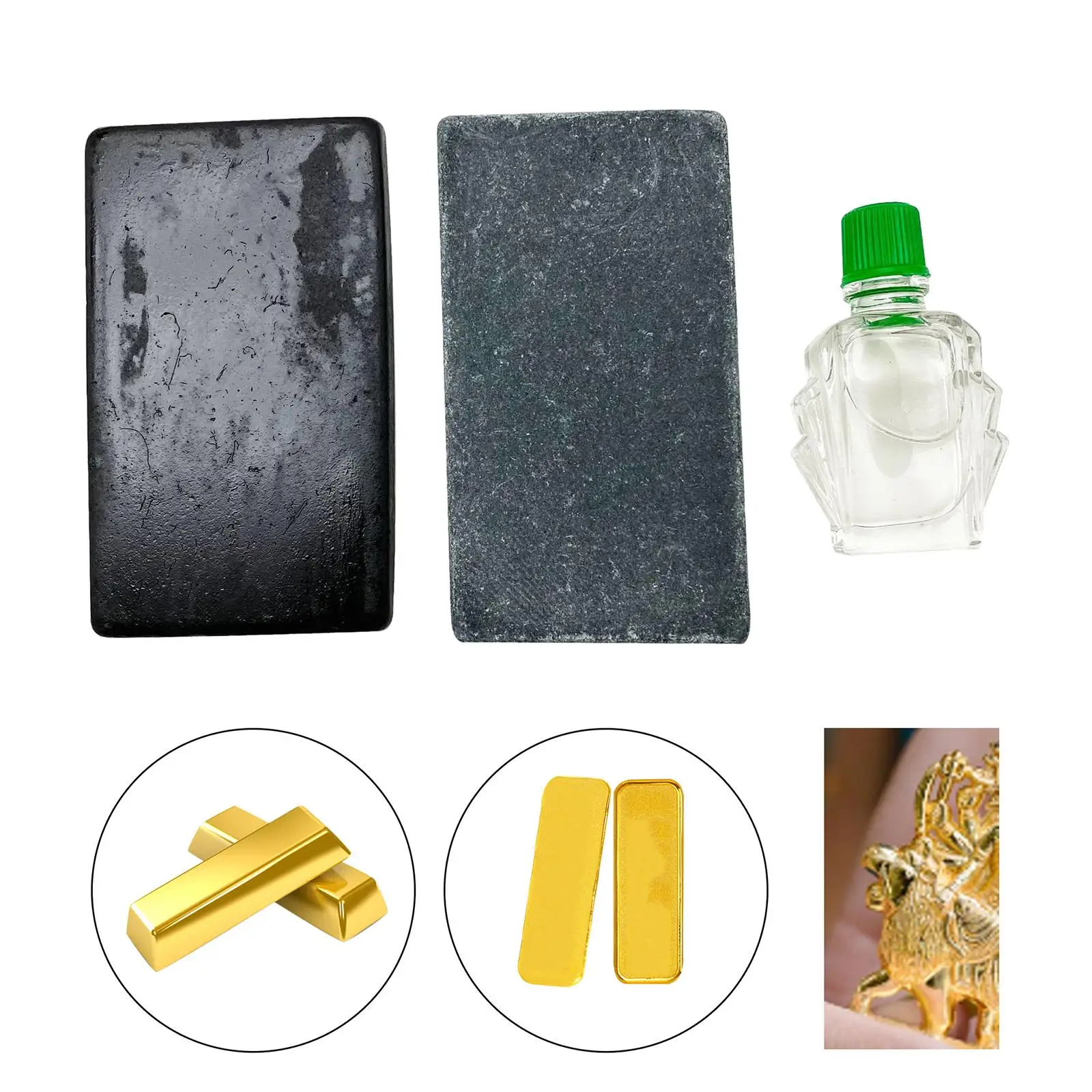 Gold Testing Kit 10K 14K 18K 22K 24K Jewelry Tools Acid Test Kit Portable  Examination Gold Testing Stone Gold Detecting Stone - AliExpress