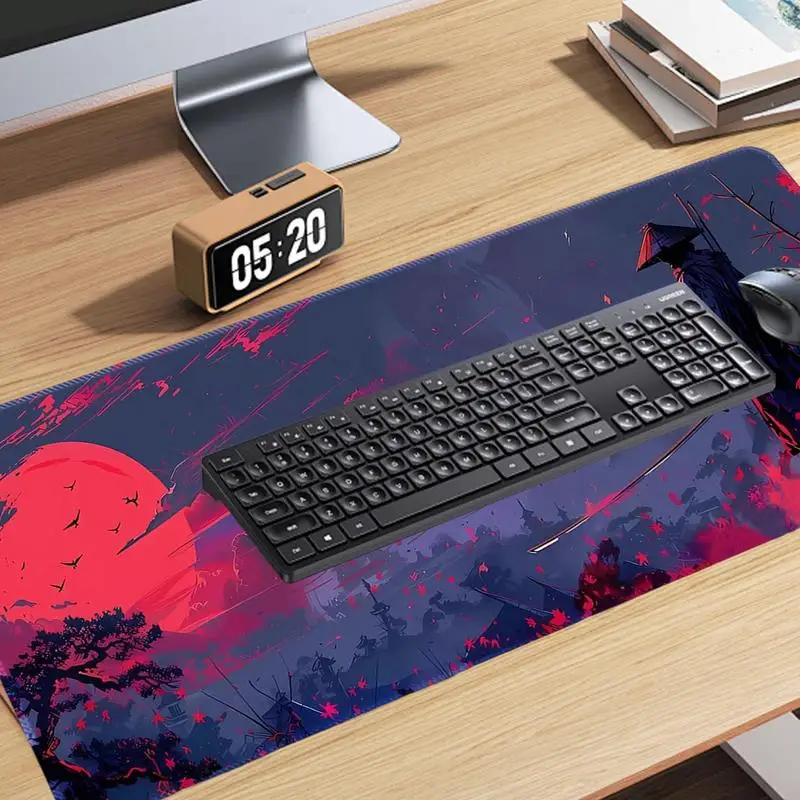 Large Mice Pad Accurate Control Mousepad Chinese Style Keyboard Pad 15.8 X 35.4 Inch Computer Mousepad For Working Studying