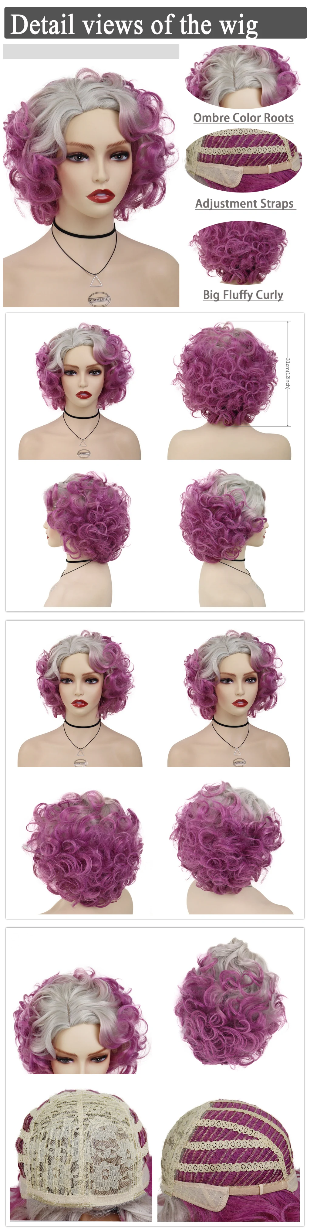 Halloween women Marilyn Monroe Golden Wig Forever Marilyn Monroe styled  synthetic hair wig costumes - AliExpress
