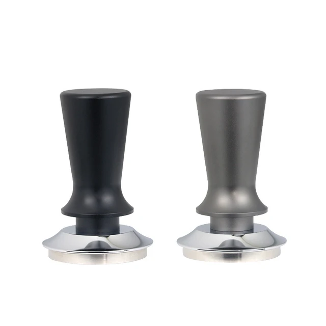 Coffee Tamper 51mm 53mm 58mm Aluminium Alloy Barista Coffee Tamper with  Calibrated Spring Loaded Stainless Steel Tampers - AliExpress