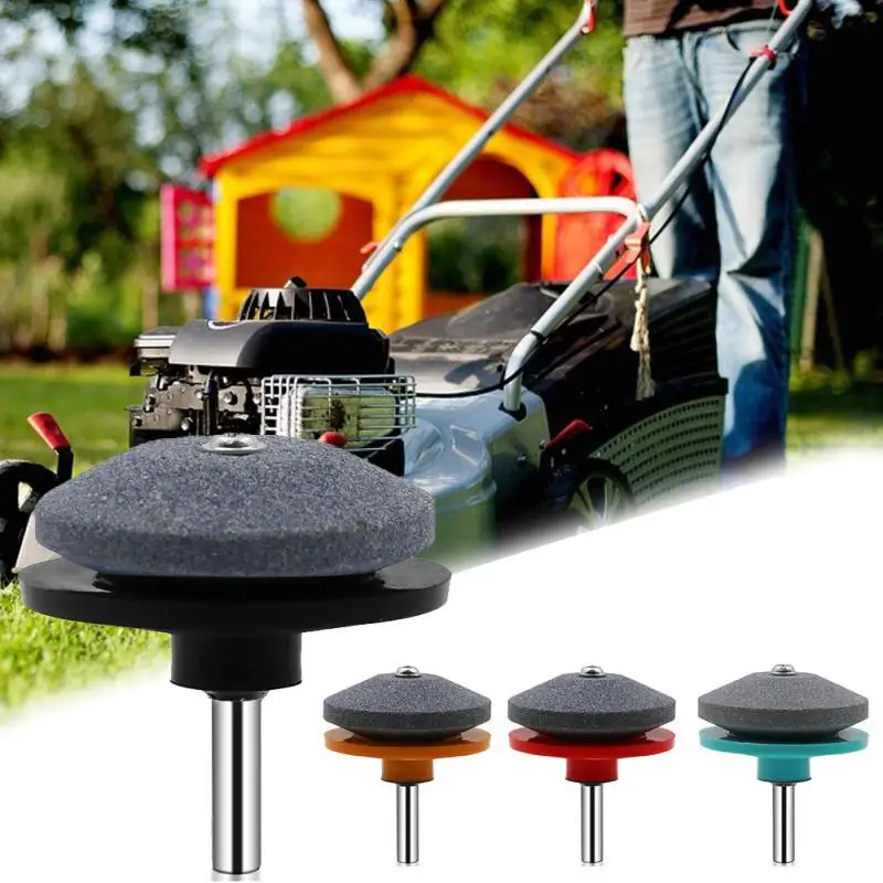 

Lawn Mower Sharpener Blade Universal Grinding Rotary Drill for Power Hand Drill Knife Sharpening Stone Grindstone Gardening Tool