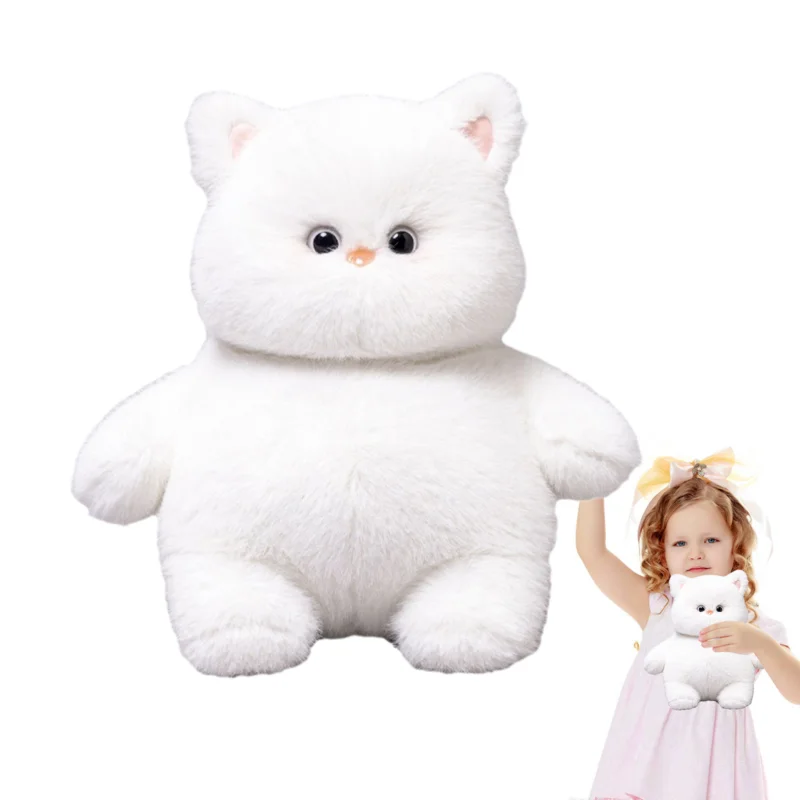 

Fat Cat Plush Cute Cat Plush Stuffed Animal Interactive And Fluffy Fat Cat Toy For Reading Companion Home Decoration Kids