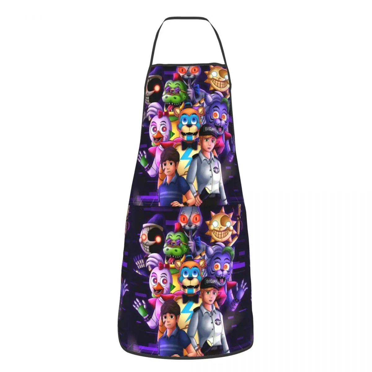 Fnaf Security Breaker Grembiule Donna Uomo Unisex Bavaglino Cucina Cucina Tablier Cucina Chef Giardinaggio