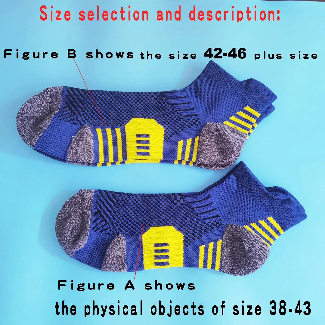 Sports Socks Sports Stockings Ankle Socks Short Socks Athletic Socks Gym Socks Breathable Socks 5Pairs New Spring Men's Ankle Thick Knit Outdoor Fitness Quick Dry Wear-resistant Running