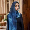 Watercolour Floral Printed Modal Breathable Light Weight Cotton Rayon Viscose Woven Modal Muslim Women 2024Printed Chiffon Hijab 3