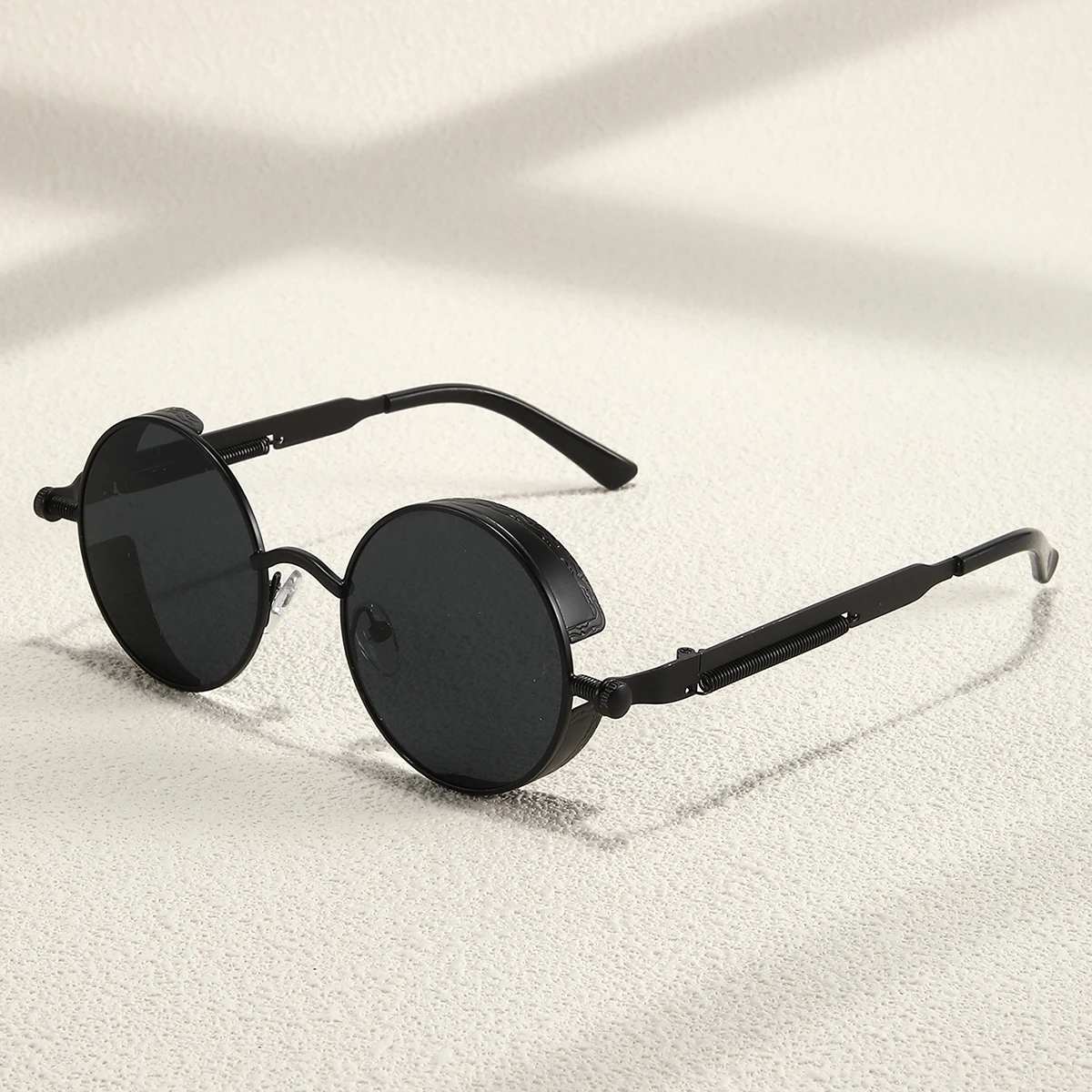 Steampunk Sunglasses Metal Steam Punk Style Sun Glasses Steampunk Fashion Men Retro Round Sunglasses