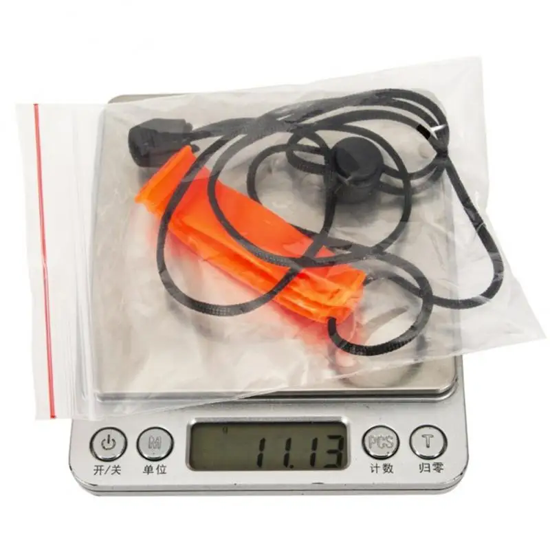 1 2 3pcs Outdoor Survival Whistle Double Pipe Unobstructed Sound Camping Hiking Match Training Multi-purpose Portable Whistle survival whistle