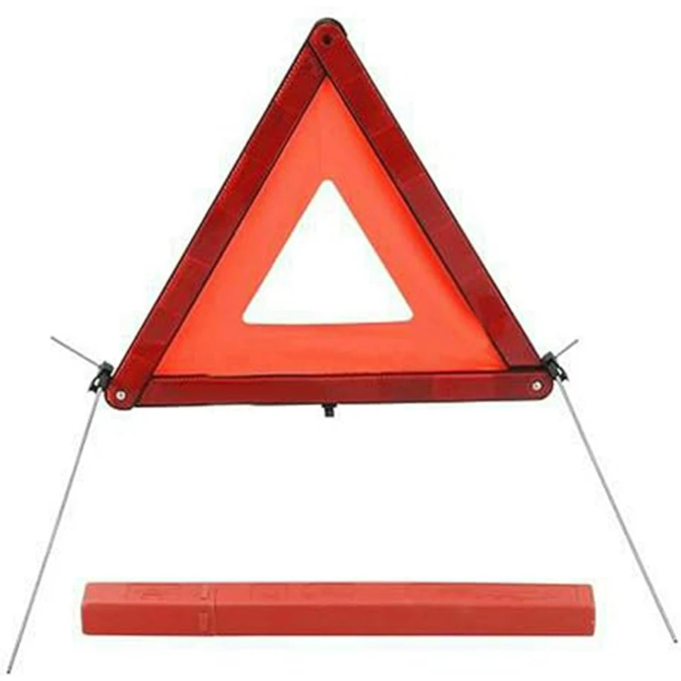 Emergency Reflective Warning Triangle Vest Safety Kit