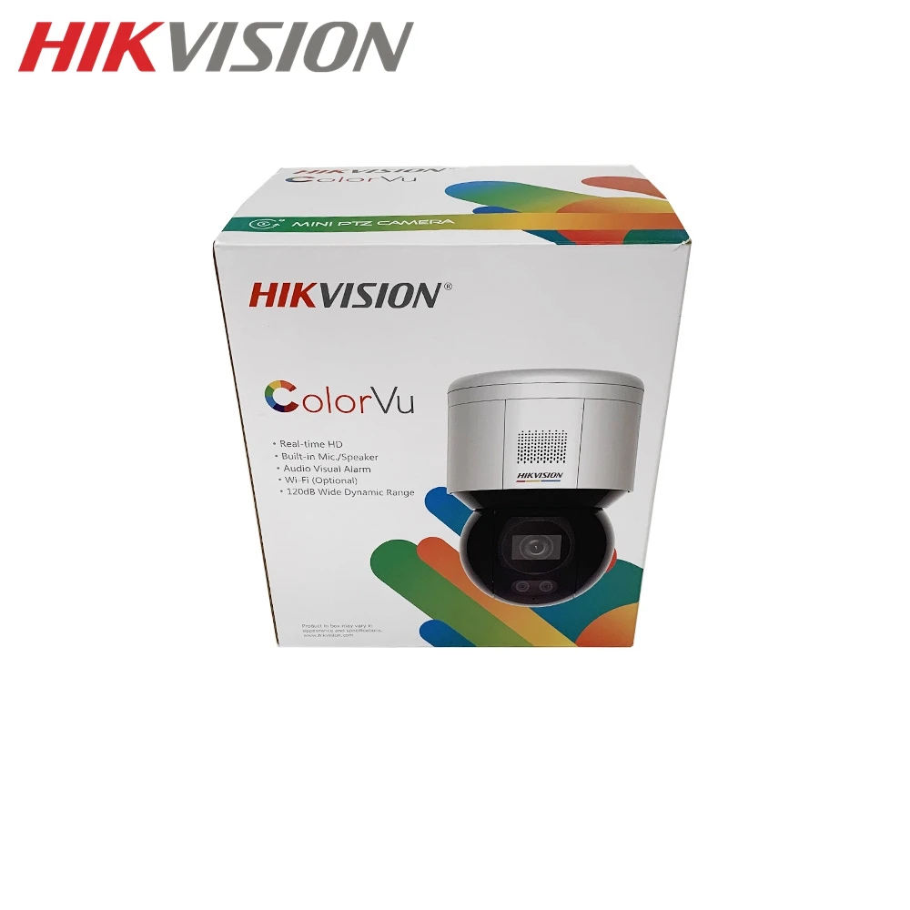 

Hikvision DS-2DE3A400BW-DE(F1)(S5) 4 MP ColorVu Network PT Camera 4mm Lens Face capture Built-in Microphone Speaker