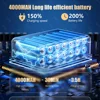 98000PA Car Vacuum Cleaner Mini Cleaning Machine Strong Suction USB Handheld for Car Home Appliance Portable Wireless Cleaner 3