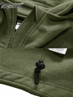 Buy TACVASEN Military Army Jackets Men Fleece Tactical Combat Jackets Full Zip Hooded Coats Hiking Climbing Outerwear Causal Parka Online - Image 3