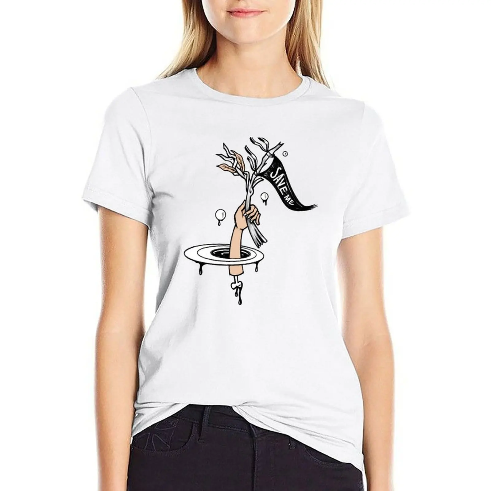 

Save me T-shirt tees shirts graphic tees t-shirts for Women loose fit