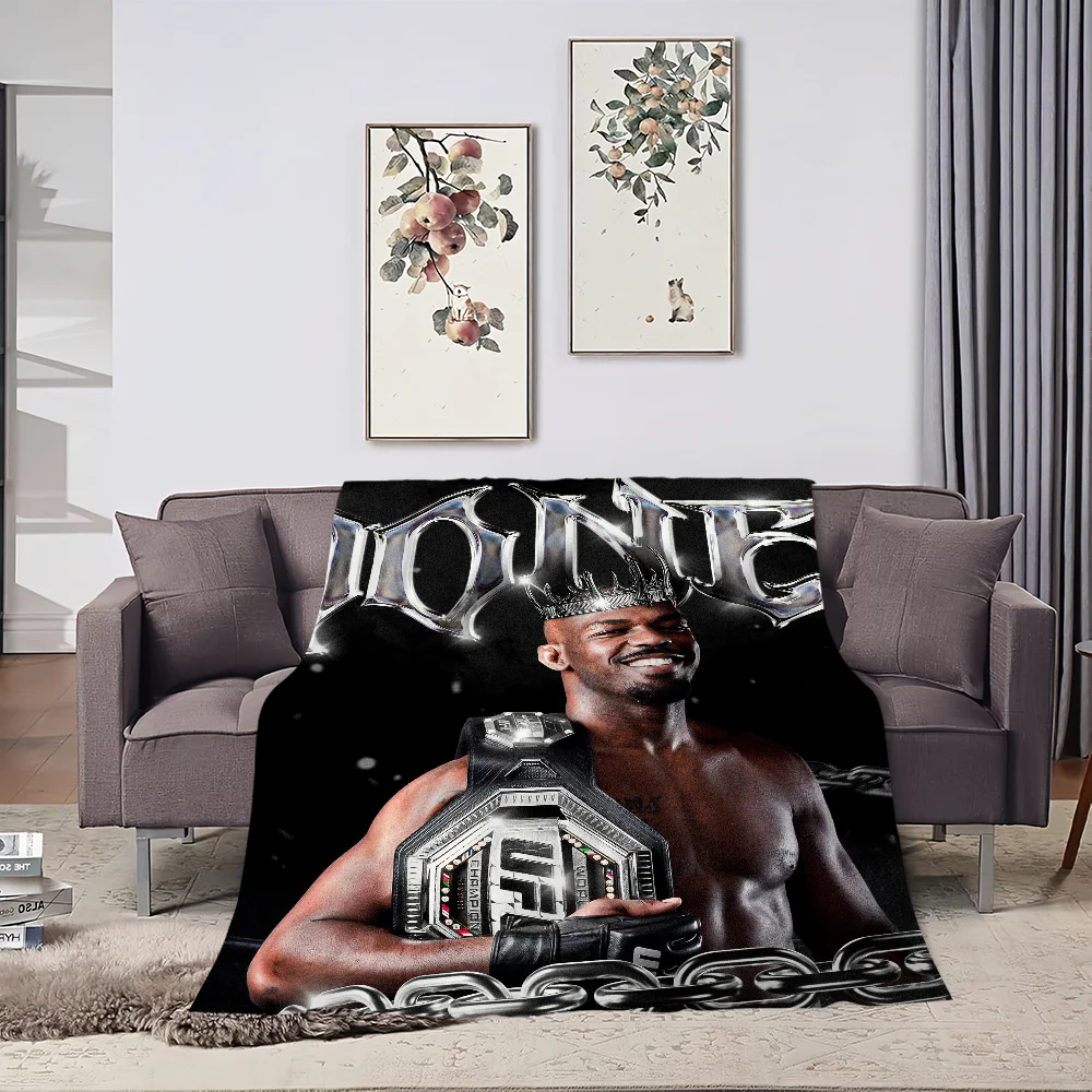 J-Jon J-Jones U-UFC Blanket Skin friendly comfort warm soft plush blanket suitable sofa living room office bedroom 3