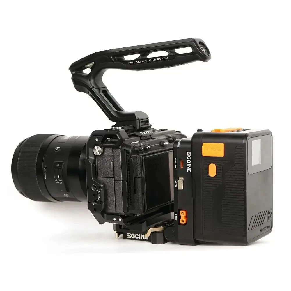 ZGCINE VM-VP4 V-Mount Battery Plate with Arca-Swiss Dual Quick Release Plate for