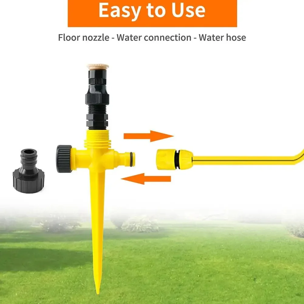 360° Automatic Sprinkler Rotating Garden Lawn Irrigation System Large Area Coverage Water Sprinkler Nozzle Irrigation Supplies S388681193220476fbabf5bbcec70b74f9