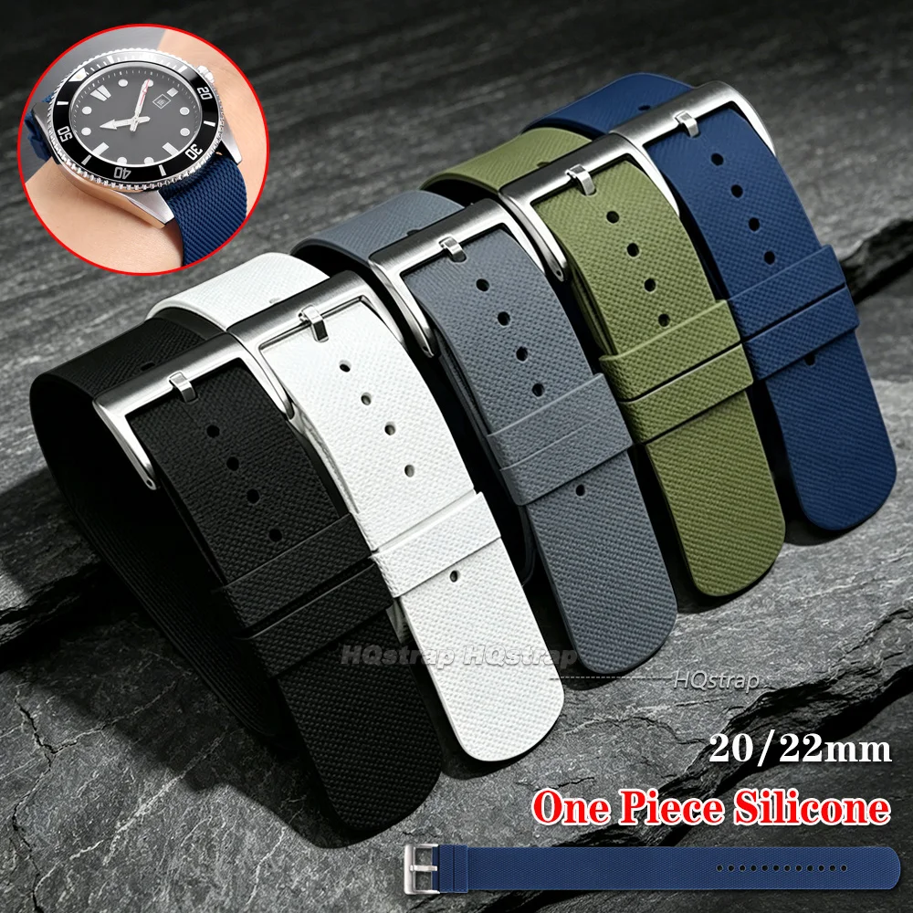 Premium Silicone Sport Watch Strap - Universal Waterproof Wrist Band Accessories